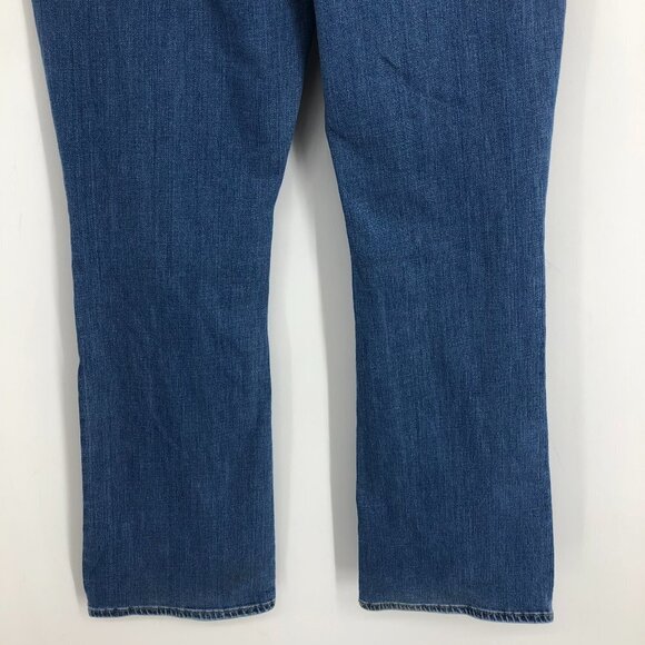 Levi’s 725 High rise Bootcut Medium Wash Indigo Blue Jeans W32  X L30 - Picture 7 of 16